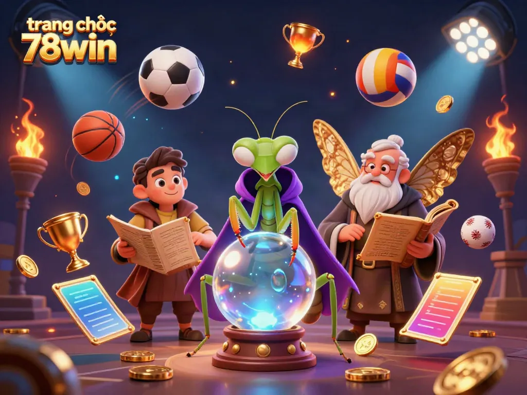 Engage with exciting bets on trang chủ 78win featuring dynamic sports elements and cartoon fortune tellers.