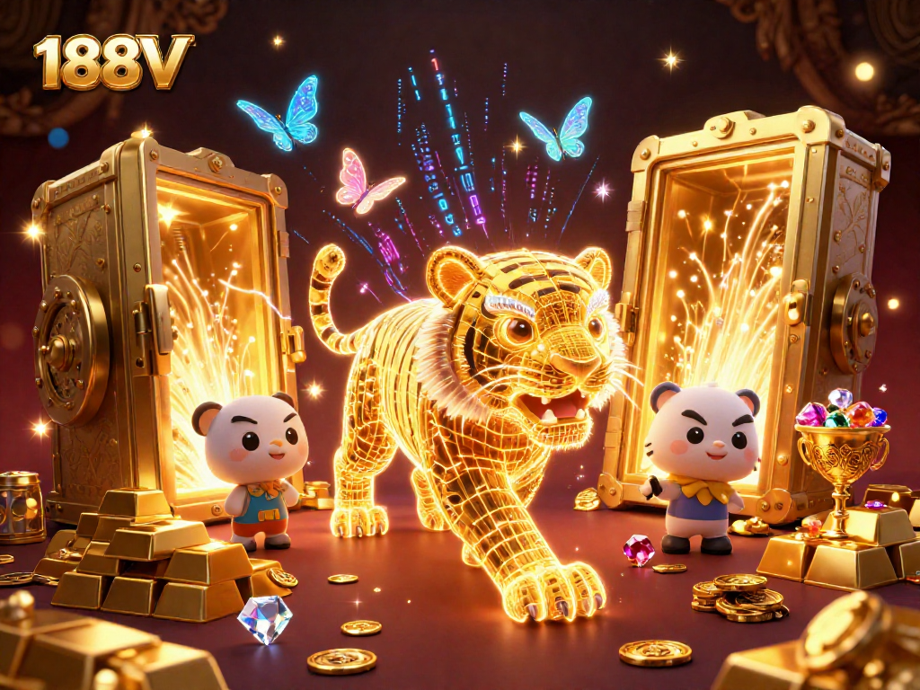 Experience the thrill of winning at 188V in a vibrant digital casino landscape.