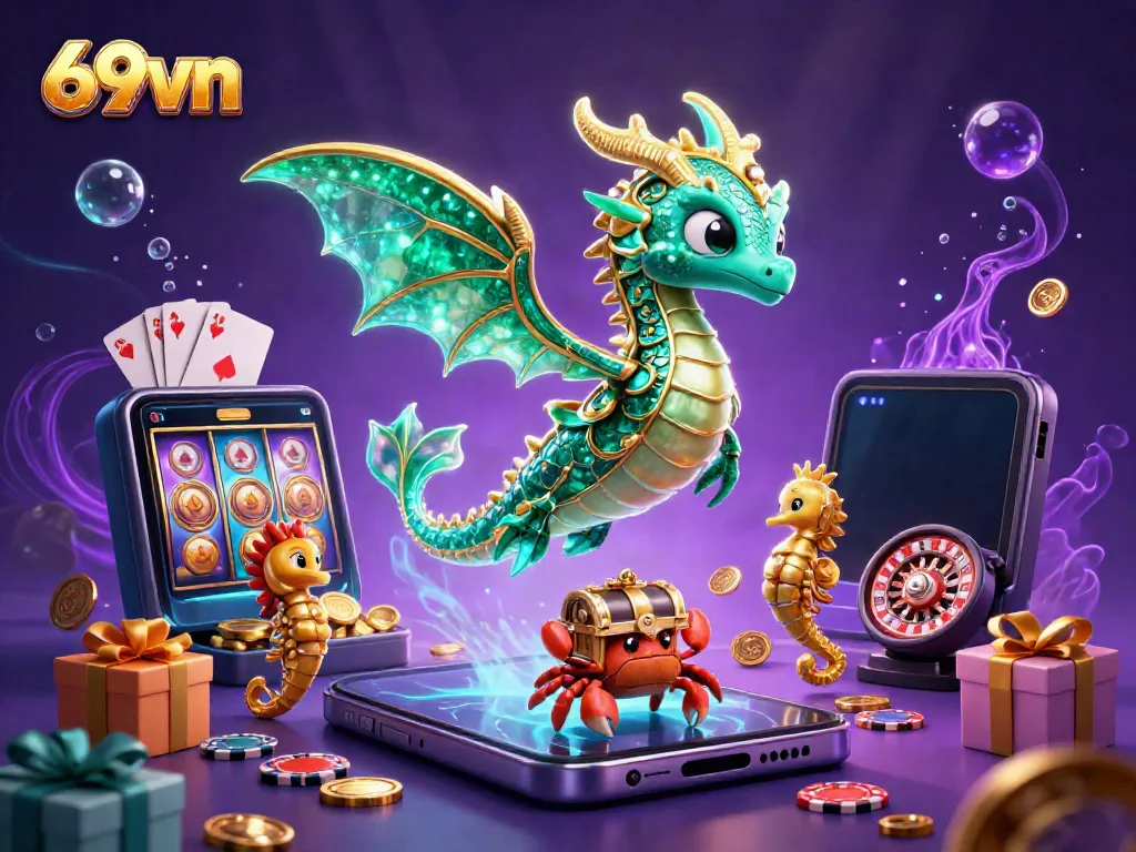 Experience exhilarating gameplay at 69vn with vibrant characters, slot games, and treasures.