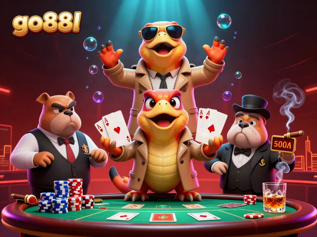 Engage in the thrilling world of go88l with raptors sneaking a VIP casino lounge entry.