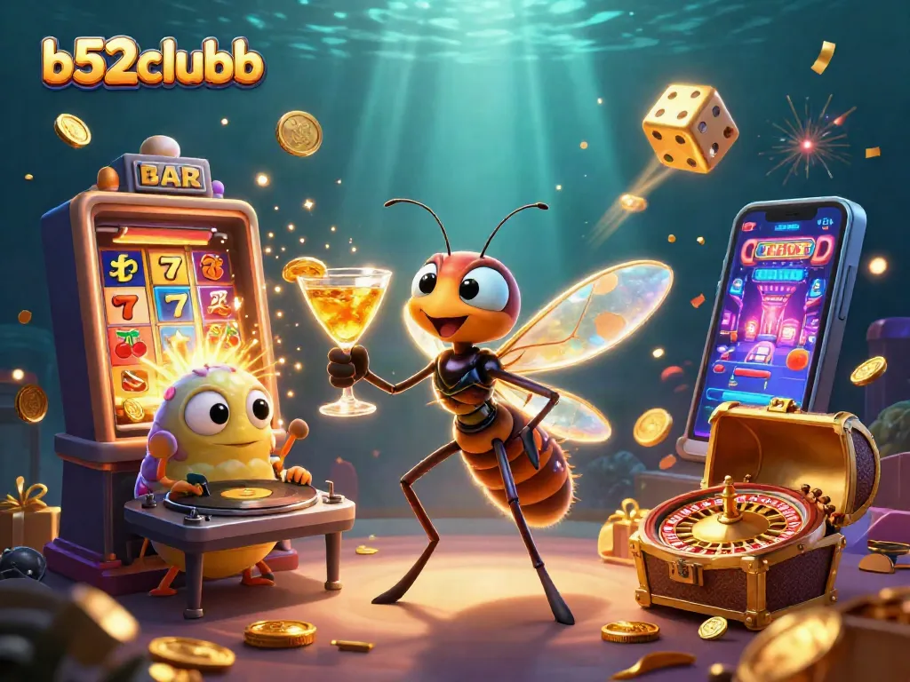 Engage in thrilling gameplay with b52clubb casino mascot and dynamic gaming elements.