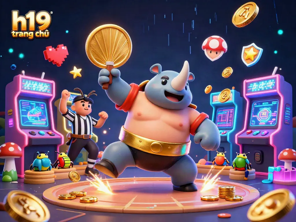 Experience thrilling action with h19 trang chủ as the sumo champion beetle sends coins flying!