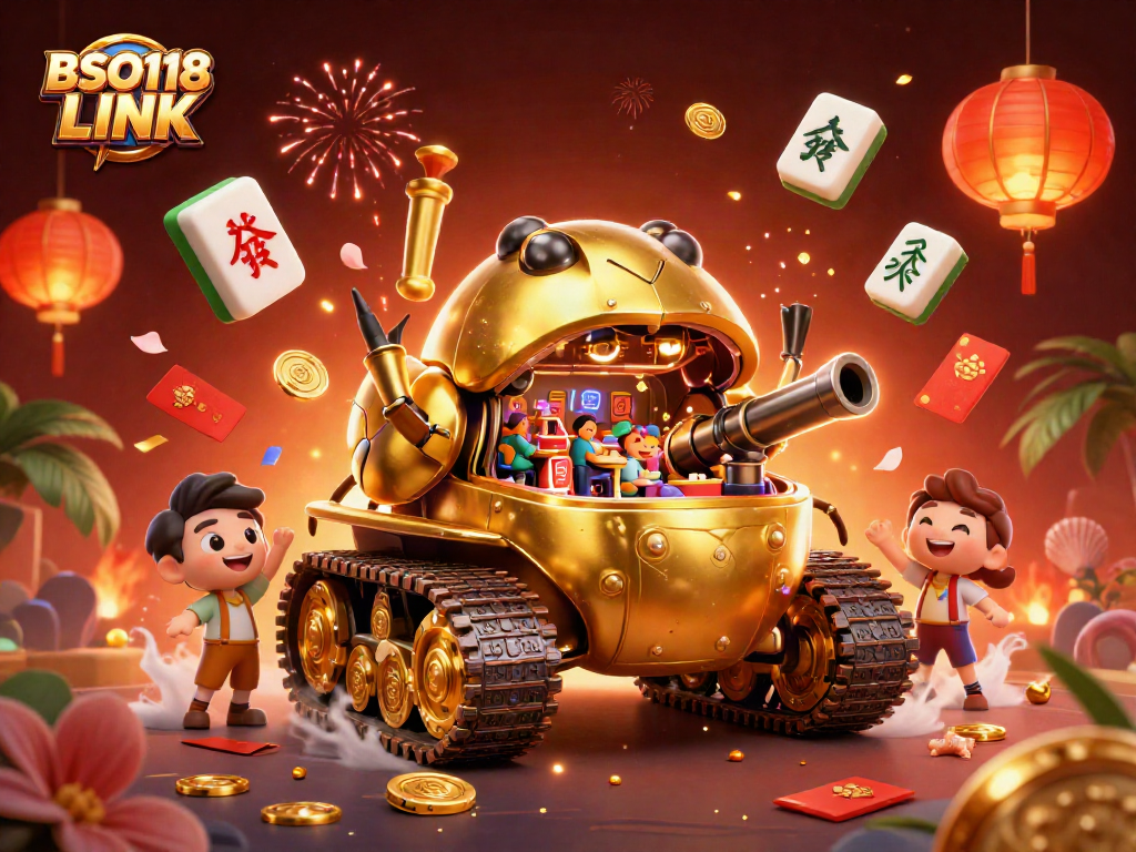 Experience the excitement of BSO118 LINK's animated casino adventure with golden beetle tank!