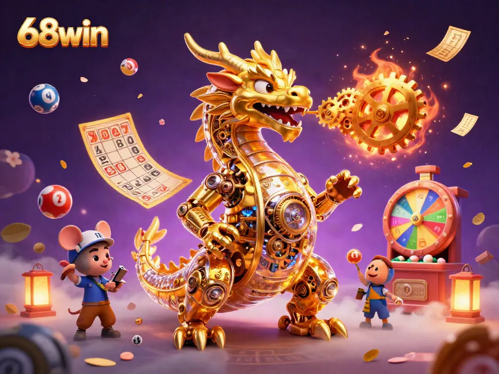Experience thrilling gameplay with the 68win golden dragon amidst a vibrant casino adventure.